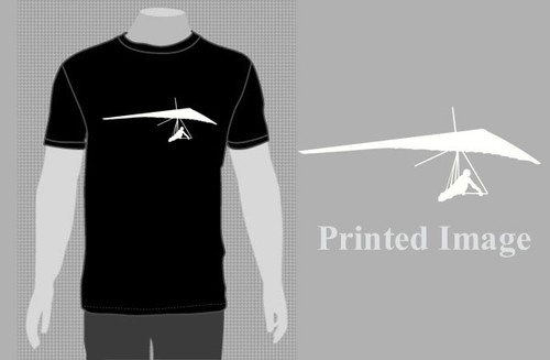 Shirt nera stampata - t-shirt,